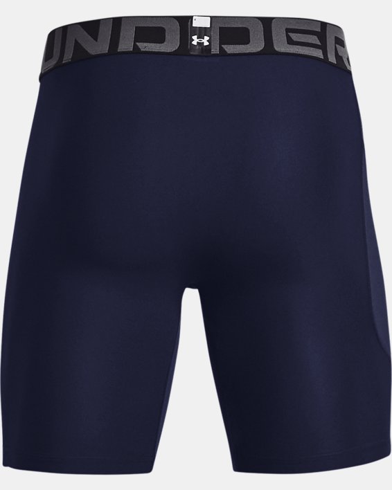 Men's HeatGear® Armour Compression Shorts, Navy, pdpMainDesktop image number 5